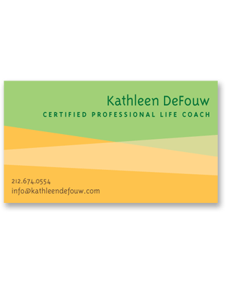 Kathleen DeFouw business card front