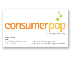 Consumer Pop Business Card